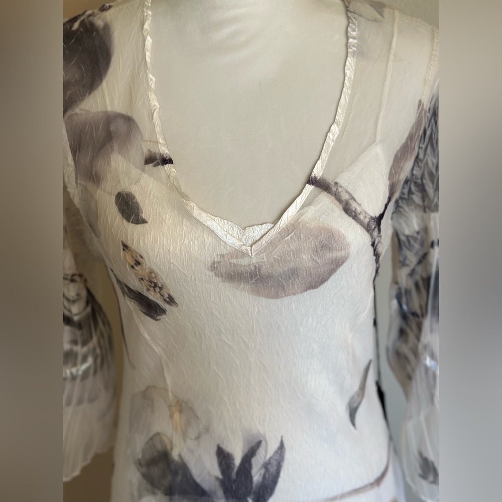 #komarov #spring #lace #quartersleeves #sheer - Picture 5 of 6